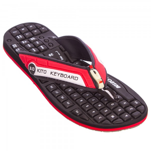 

Вьетнамки мужские р-р 43 KITO KME708-RED-BLACK