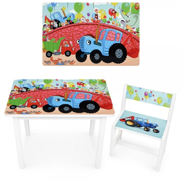 

Стол Bambi BSM1-48 синий трактор (BAM003861)