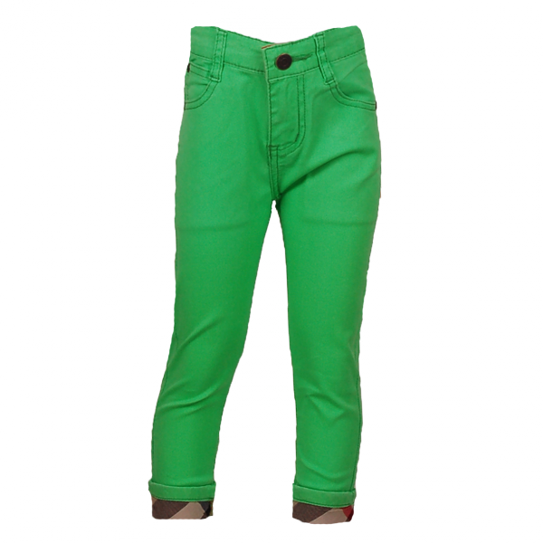 

Брюки с клетчатой подкладкой на манжете 1 год (76 см) B 60012-green зеленый цвет