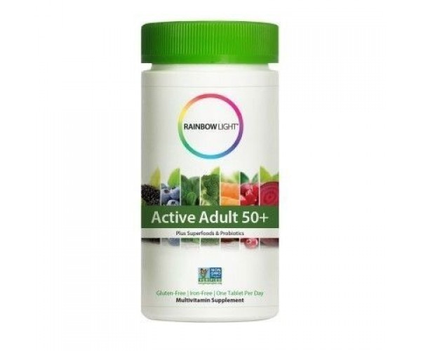 

Мультивітаміни 50+ Active Adult Multivitamin Rainbow Light 90 таблеток (RL024)