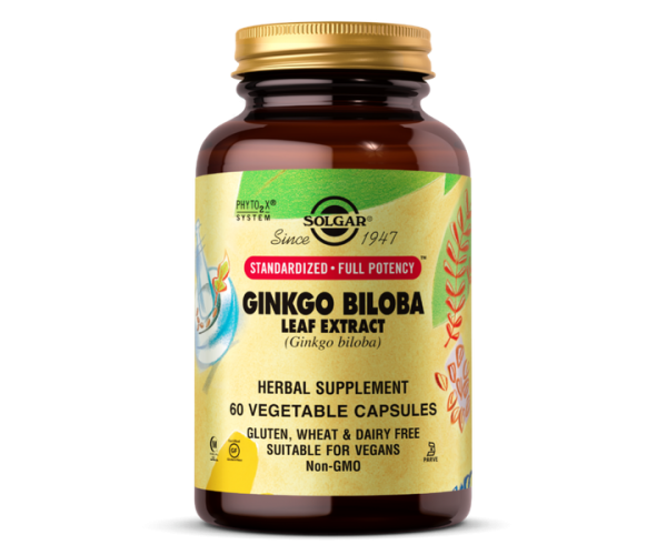 

Гінкго Білоба Ginkgo Biloba Solgar 60 капсул (SOL097)