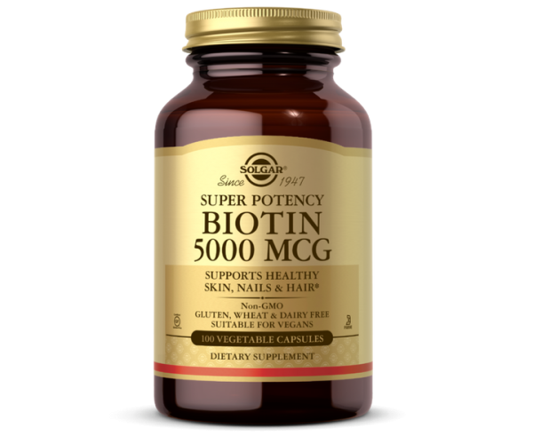 

Вітамін В7 Біотин Biotin Solgar 5000 мкг 100 капсул (SOL033)