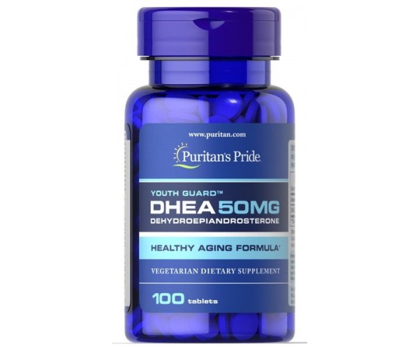 

ДГЕА Дегідроепіандростерон DHEA Puritan's Pride 50 мг 100 таблеток (PP115)