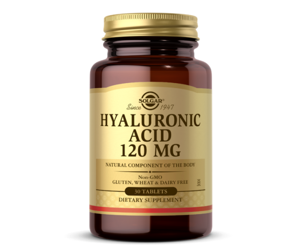 

Гіалуронова кислота Hyaluronic Acid Solgar 120 мг 30 таблеток (SOL095)