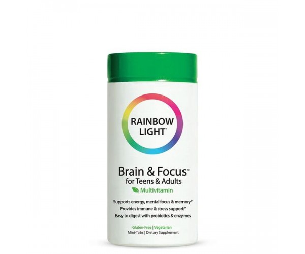 

Вітаміни для мозку підлітків Brain for Teens & Adults Rainbow Light 90 таблеток (RL014)