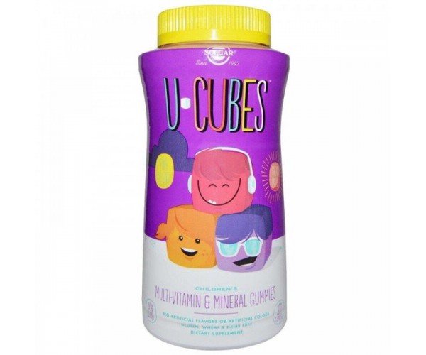 

Вітаміни для дітей Children's Multi-Vitamin Solgar U-Cubes 120 шт (SOL084)