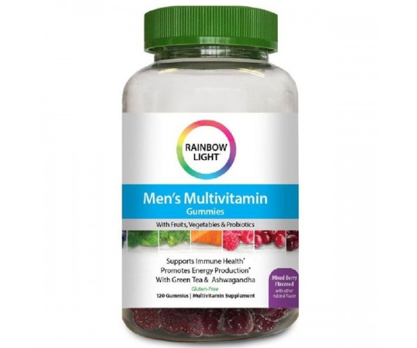 

Мультивитамины для чоловіків Men's Multivitamin Gummies Rainbow Light 100 жевательных конфет (RL050)