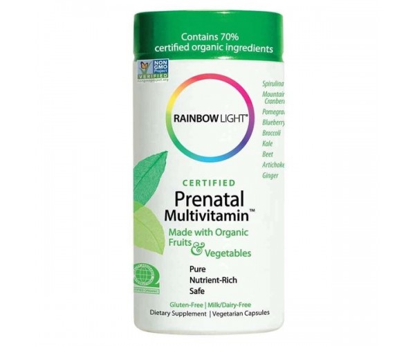 

Вітаміни для вагітних Prenatal Multivitamin Rainbow Light 120 капсул (RL052)