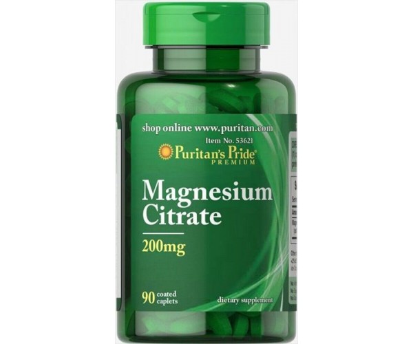 

Магній цитрат Magnesium Citrate Puritan's Pride 200 мг 90 капсул (PP340)