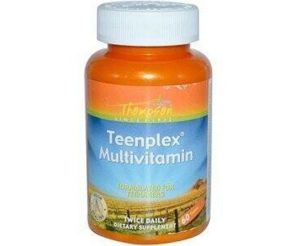 

Мультивітаміни для підлітків Teenplex Multivitamin Thompson 60 таблеток (TH024)