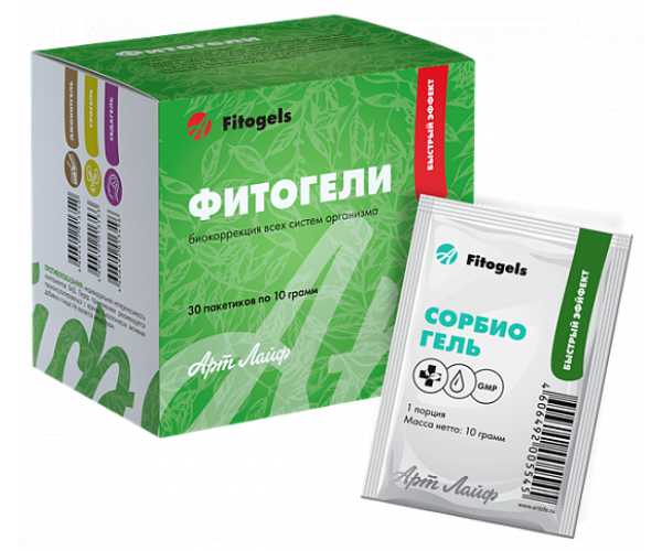 

Гель для виведення токсинів Сорбіогель Артлайф саше 30*10 г (AR062)