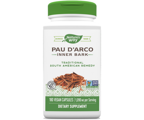 

По д'арко Pau d'Arco Nature's Way внутрішня кора 545 мг 180 капсул (NW074)