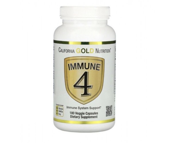 

Комплекс захисту імунітету Immune4 California Gold Nutrition 180 капсул (CG017)