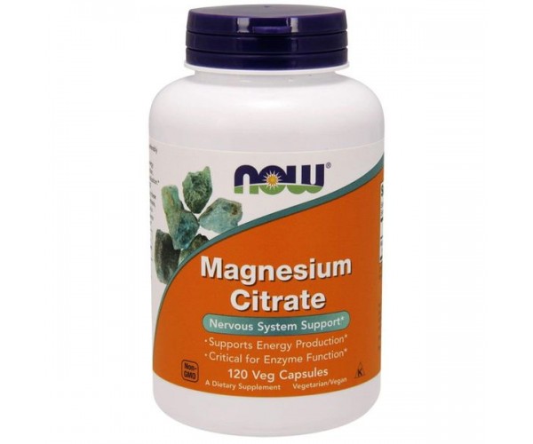 

Цитрат магнію Magnesium Citrate Now Foods 120 капсул (NF474)
