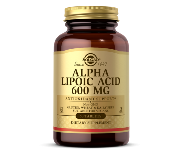 

Альфа-ліпоєва кислота Alpha Lipoic Acid Solgar 600 мг 50 таблеток (SOL011)