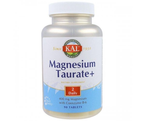 

Таурат магнію + Magnesium Taurate + KAL 400 мг 90 таблеток (KAL002)