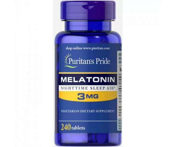 

Мелатонін Melatonin Puritan's Pride 3 мг 240 таблеток (PP200)