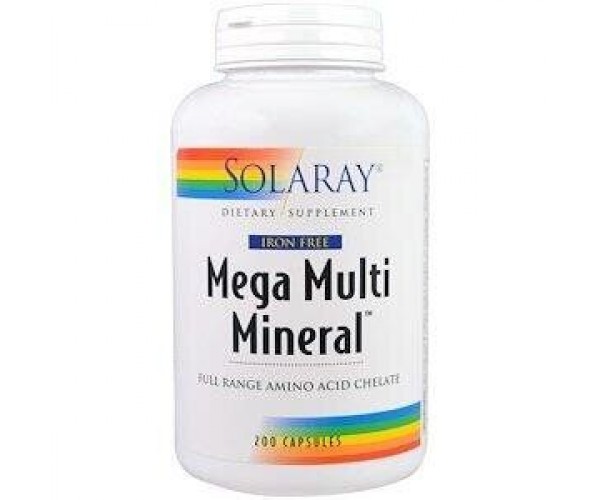 

Мультиминеральный комплекс Mega Multi Mineral Solaray 200 капсул (SR102)