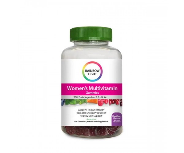 

Мультівітаміни для жінок Women's Multivitamin Gummies Rainbow Light 100 жувальних цукерок (RL048)