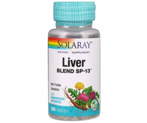 

Захист печінки Liver Blend SP-13 Solaray 100 капсул (SR072)