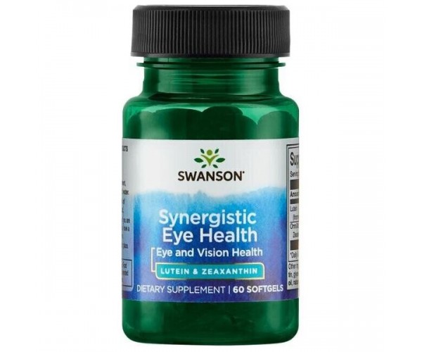 

Лютеїн Synergistic Eye Health Lutein & ZeaxanthinSwanson 60 капсул (SW095)