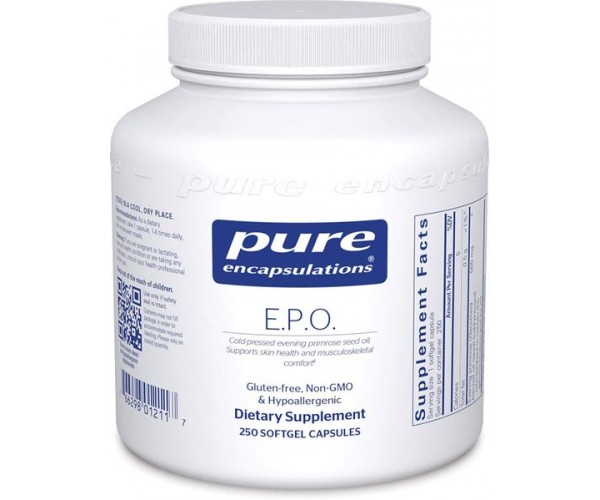 

Олія вечірньої примули E.P.O. (evening primrose oil) Pure Encapsulations 250 капсул (PE200)