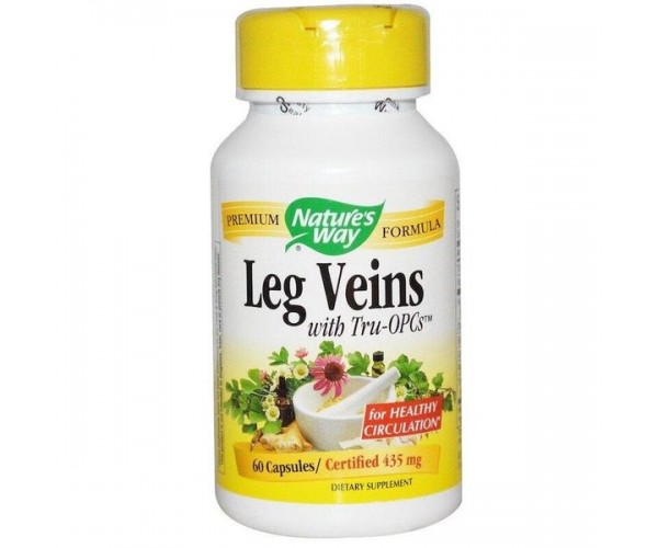 

Підтримка вен Leg Veins Support BlendNature's Way 435 мг 60 капсул (NW084)