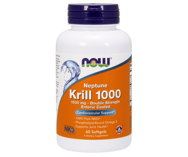 

Олія кріля Krill Oil Neptune Now Foods 1000 мг 60 капсул (NF508)