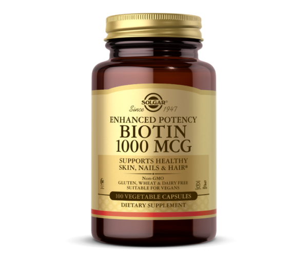 

Вітамін В7 Біотин Biotin Solgar 1000 мкг 100 капсул (SOL029)