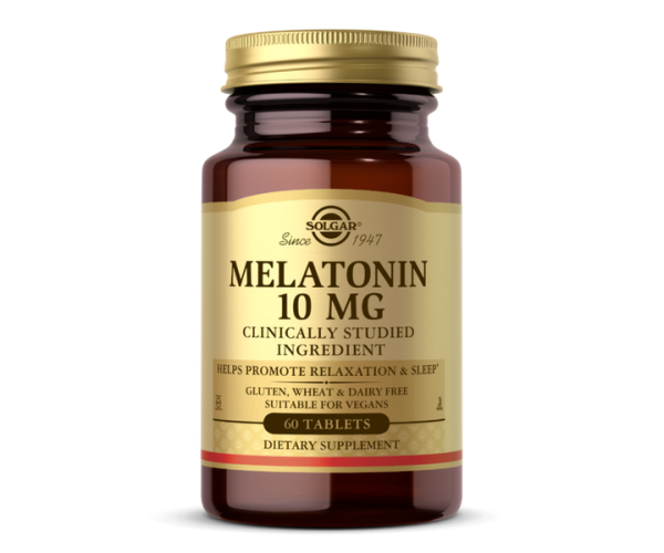 

Мелатонін Melatonin Solgar 10 мг 60 таблеток (SOL181)