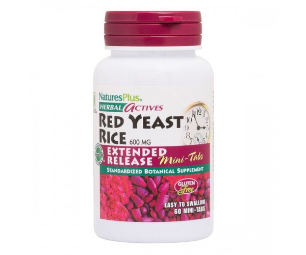 

Червоний дріжджовий рис Red Yest Rice Natures Plus 600 мг 60 мини таблеток (NP135)