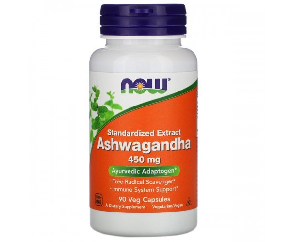 

Ашвагандха Ashwagandha Now Foods 450 мг 90 капсул (NF142)
