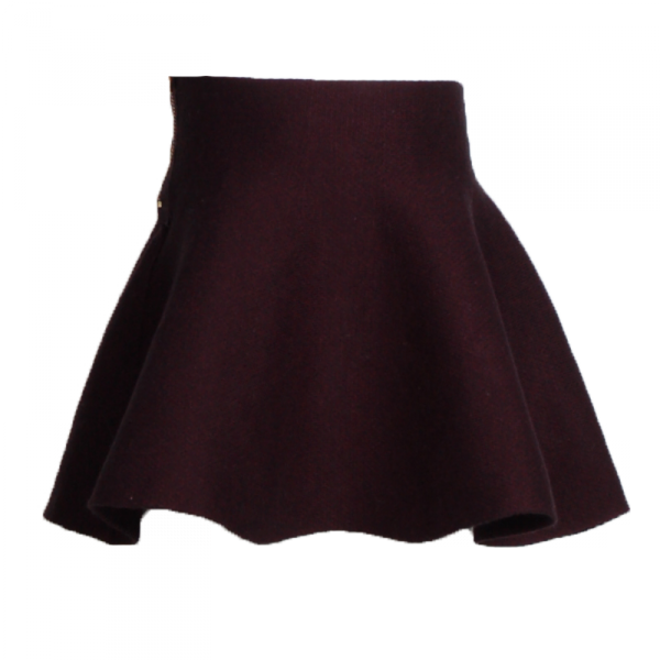 

Юбка-солнце из трикотажа 3 года (98 см) O 50227-black черный цвет