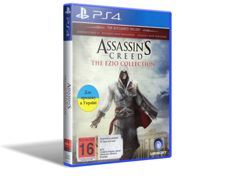 

Игра Assassins Creed The Ezio Collection для PS4 (Blu-ray диск, Russian version)