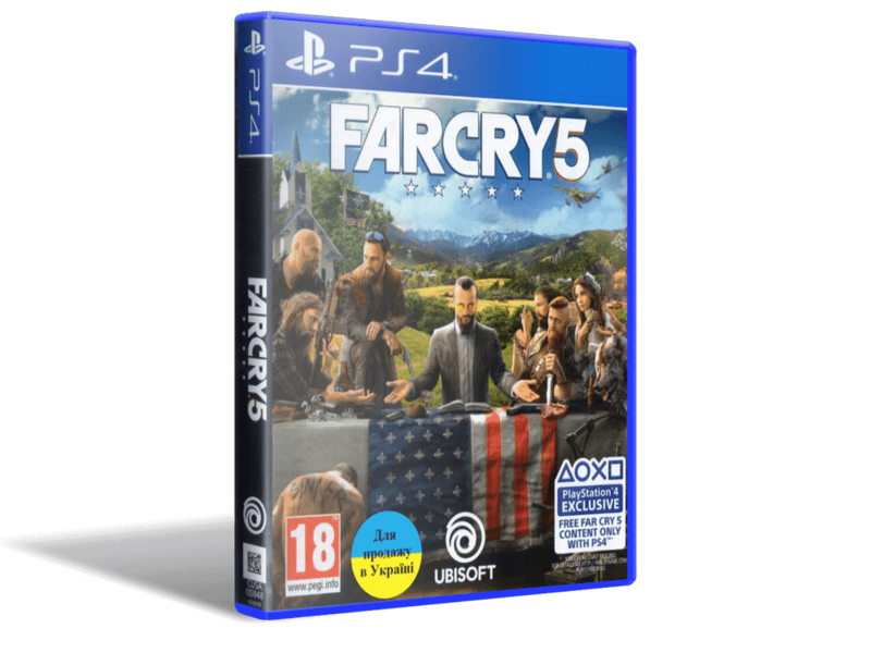 

Игра Far Cry 5 для PS4 (Blu-ray диск, Russian version)