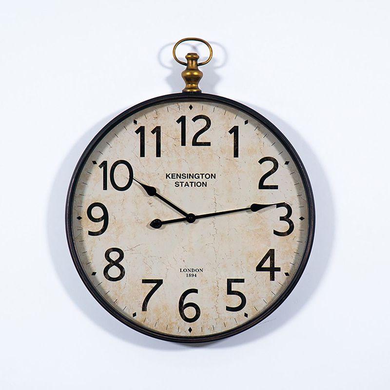 

Часы круглые под старину Dickson Kensington Station Antique Clocks