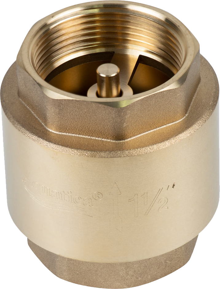 

Клапан обратный Aquatica латунный F1 1/2" X F1 1/2" (779658)