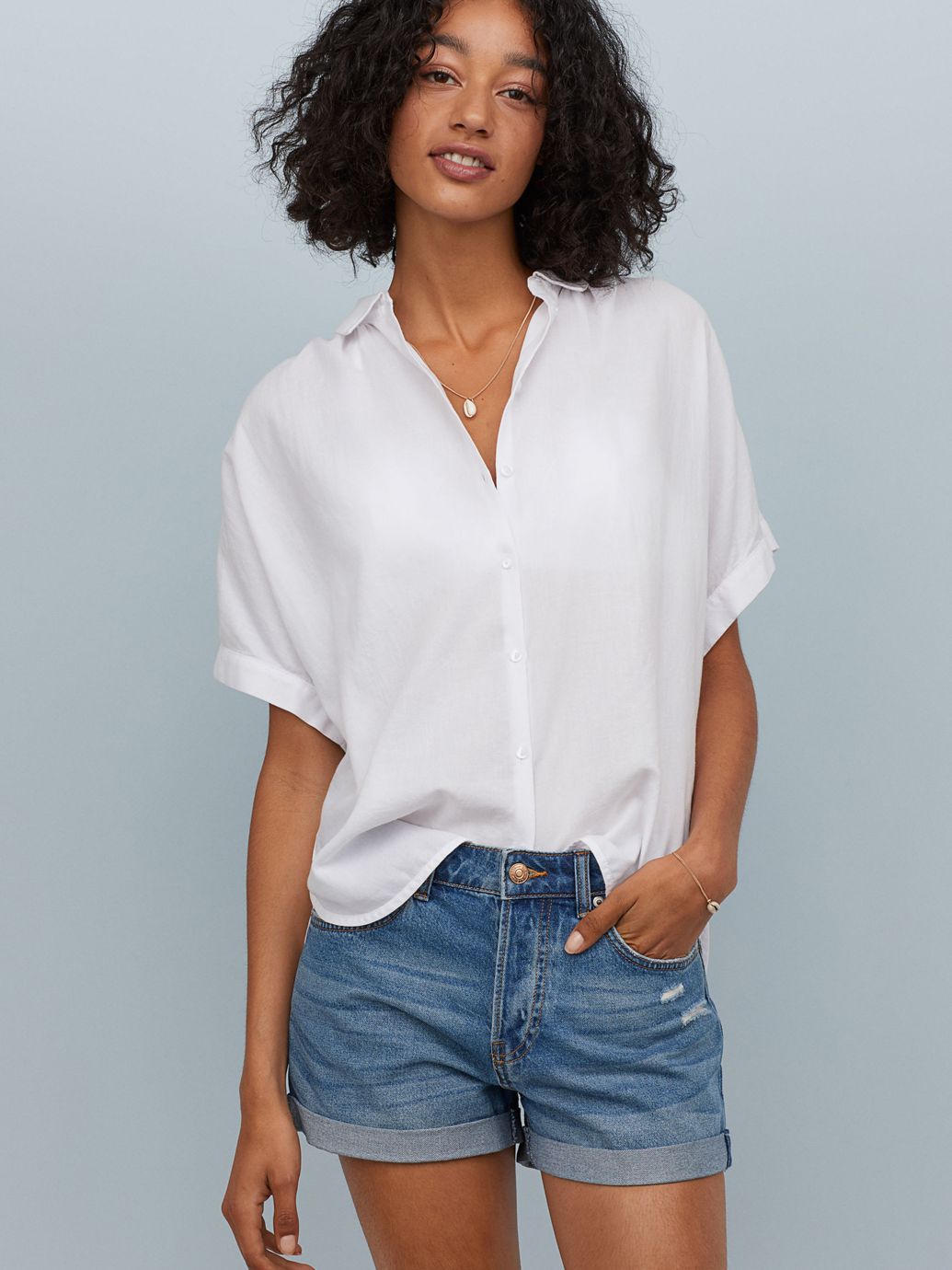 

Рубашка H&M 0696542 42 Белая
