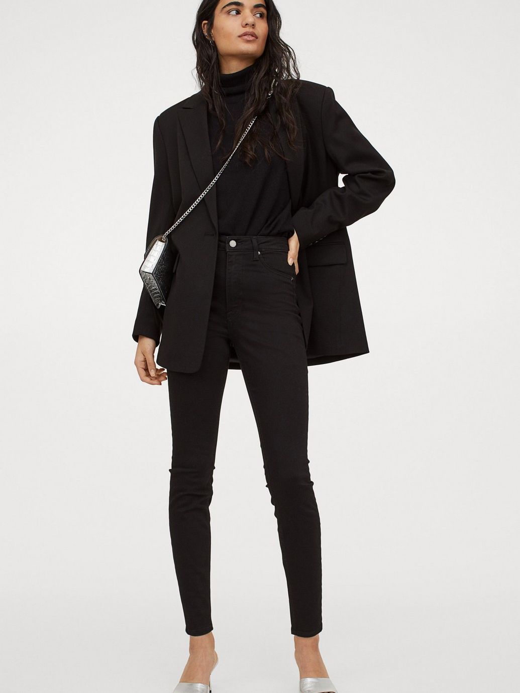 

Джинсы H&M 0914441 36 Черные