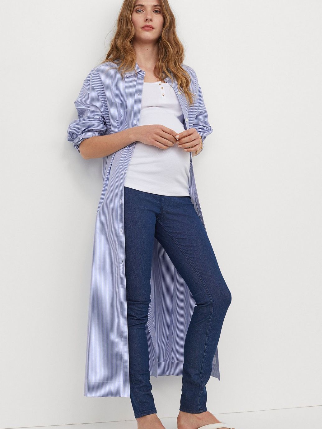 

Джинсы для беременных H&M 0929718 L Синие