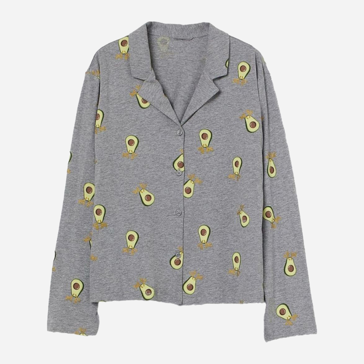 

Пижамная рубашка H&M 0939137 M Серая