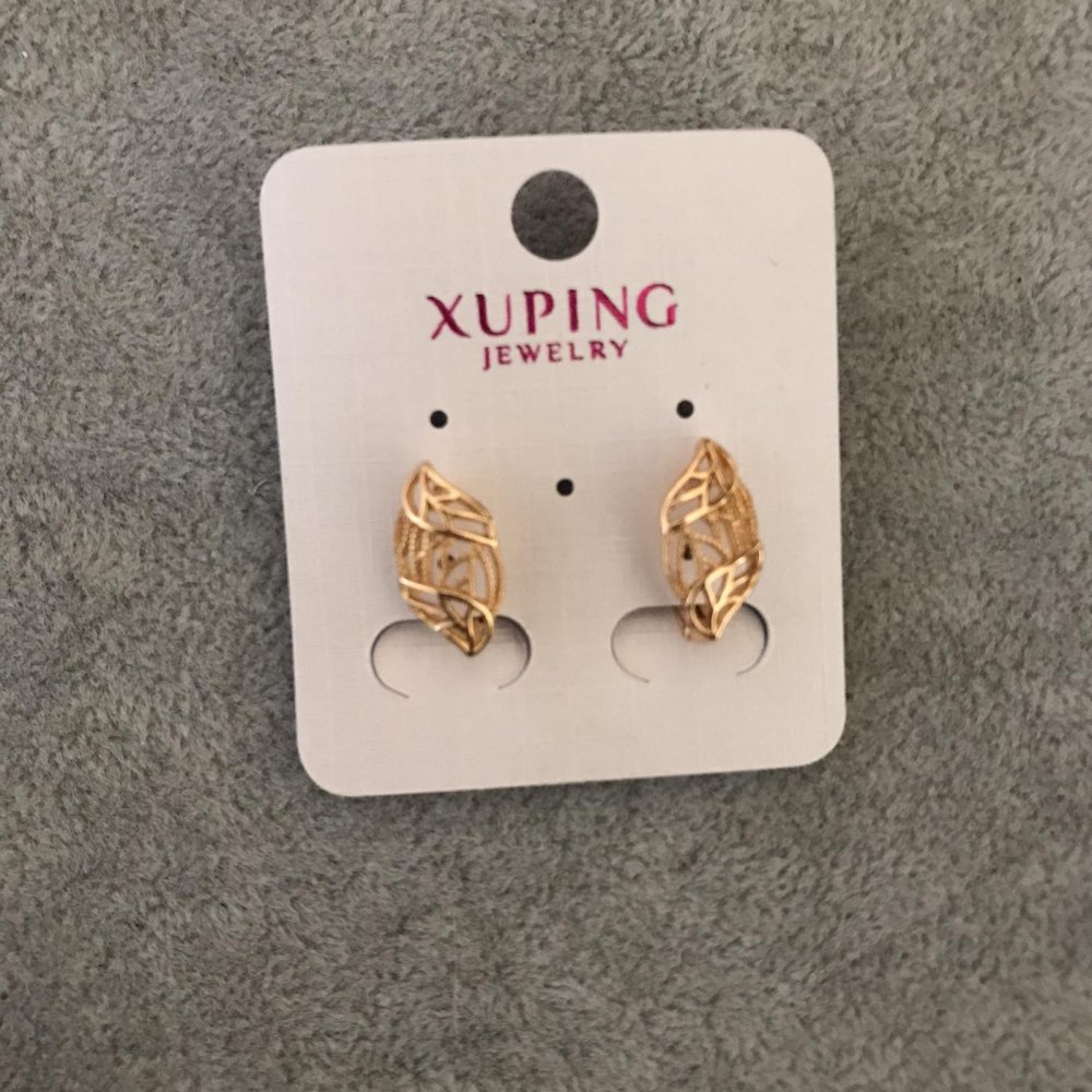 

Серьги Xuping 9х17мм позолота 18к, ida26185