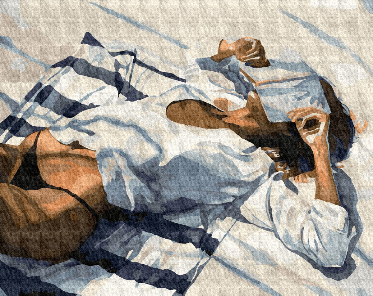 

Картина по номерам - Пляжный отдых BrushMe 40*50см. (GX34193)