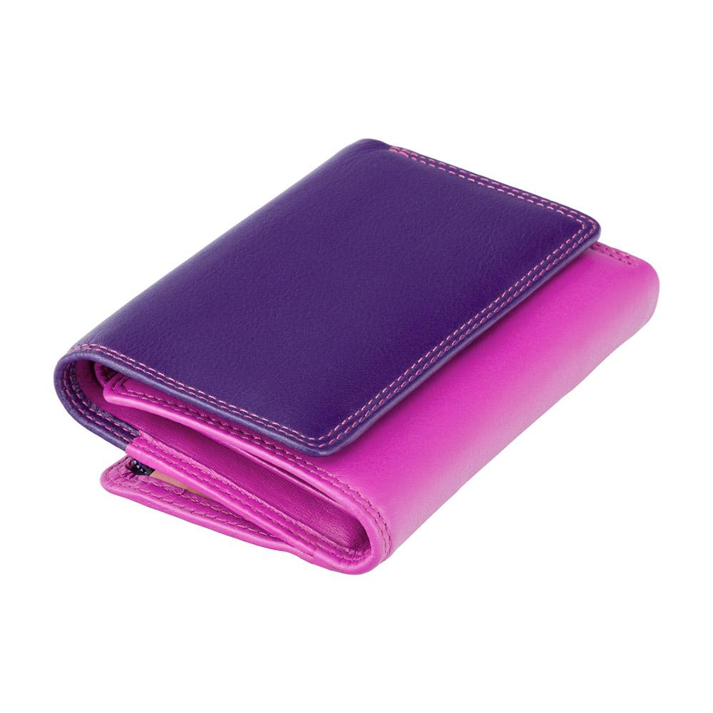 

Компактный женский кошелек в три сложения RB39 Biola (Berry/Multi), розовый