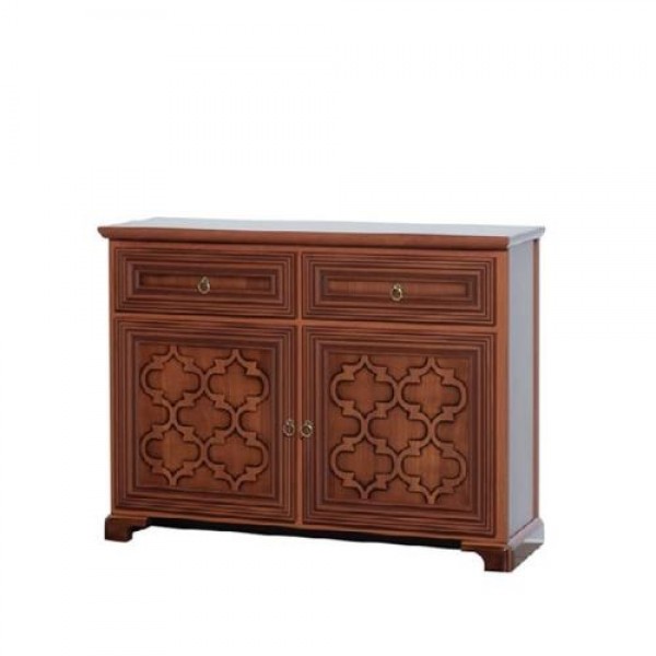 

Комод двухдверный в гостиную из ДСП и МДФ Афина Скай