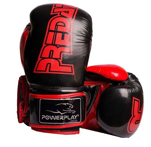 

Боксерские перчатки 3017 Power Play 12oz Черно-красный (37228042)