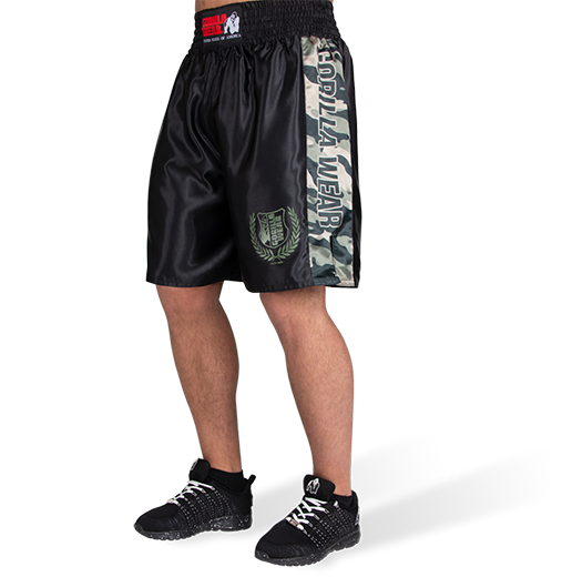 

Шорты Vaiden Boxing Gorilla Wear XXL Черно-хаки Камуфляж (37369004)