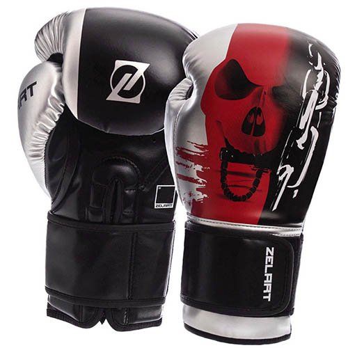 

Перчатки боксерские BO-1315 Zelart 14oz Черно-красный (37363050)