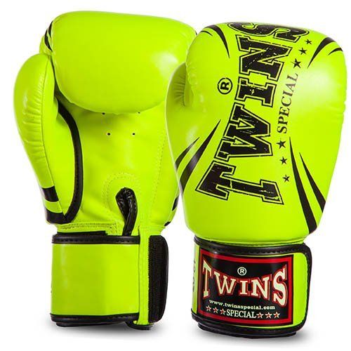 

Перчатки боксерские FBGVSD3-TW6 Twins 14oz Салатовый (37426071)