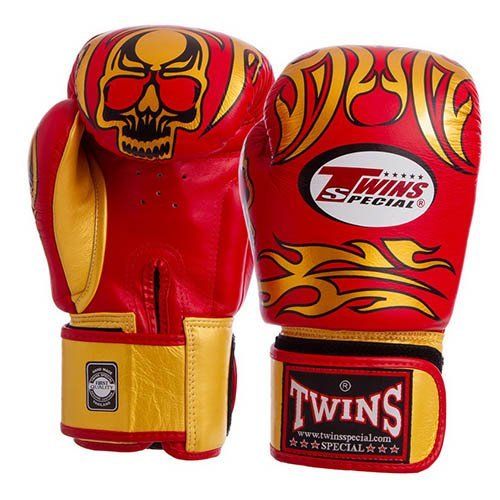

Перчатки боксерские FBGVL3-31 Twins 12oz Красно-золотой (37426084)